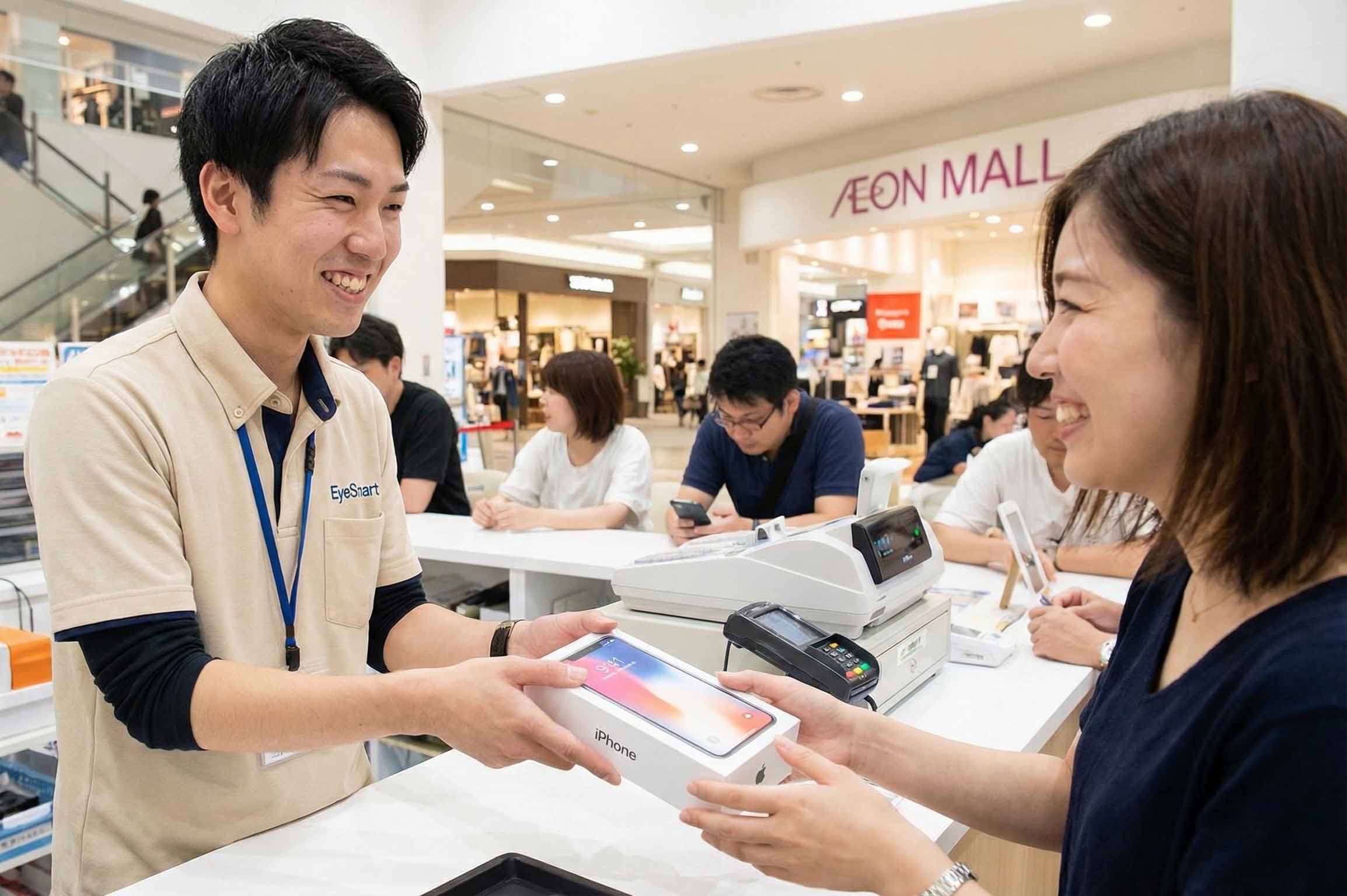 EyeSmartでの接客風景