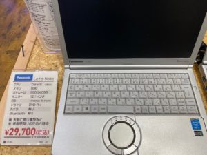 letsnoteノートパソコン【八千代で中古パソコン販売