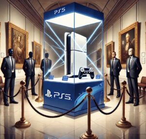 PS5を守る警備員