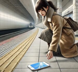 大島駅でiPhoneスマホの突然の故障トラブル