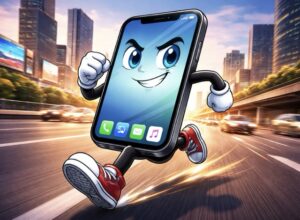 N１搭載のiPhoneの動作速度のイメージ